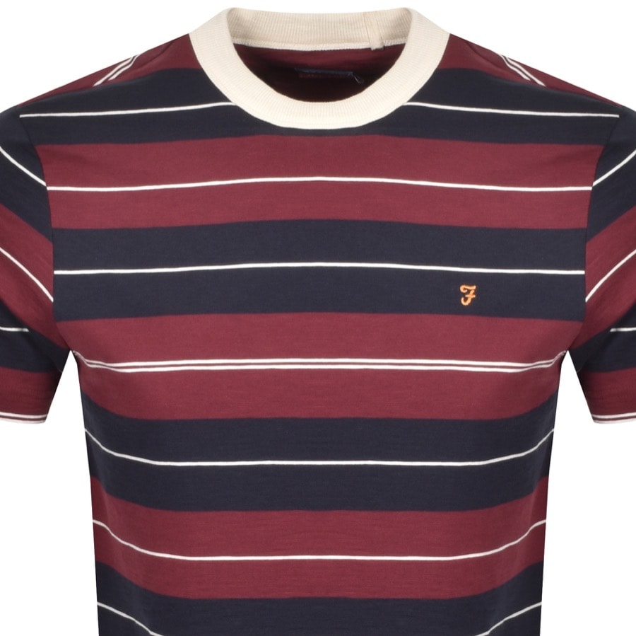 Alternative Image for ProductFarah Vintage Alfred T Shirt Burgundy2